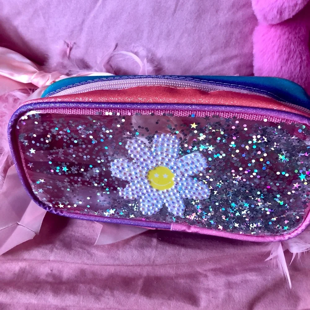 Bedazzled Rainbow 🌈 Sparkly ✨Pencil Case
